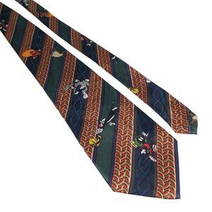 Looney Tunes Mania Men Necktie Tweetie Bugs Marvin Sam Cartoon Character Design